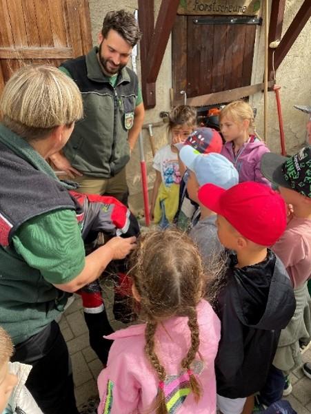 Vorschulkinder auf Entdeckungstour